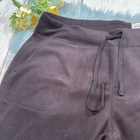 NWT Tek Gear Straight Mid Rise Fleece Black Pants sz XL - Picture 2 of 8